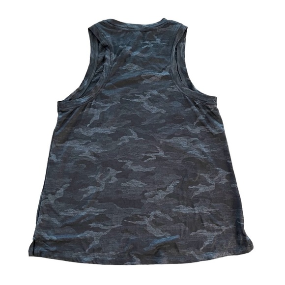 Kyodan Moss Jersey Black Gray Camo Racer Back Gym Activewear Tank Top Sz Small - Picture 4 of 8